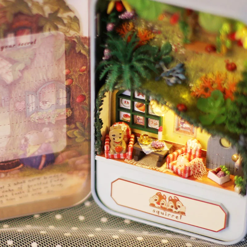 Забавный Деревянный кукольный домик iiE Create 3D ручная работа миниатюрный милый