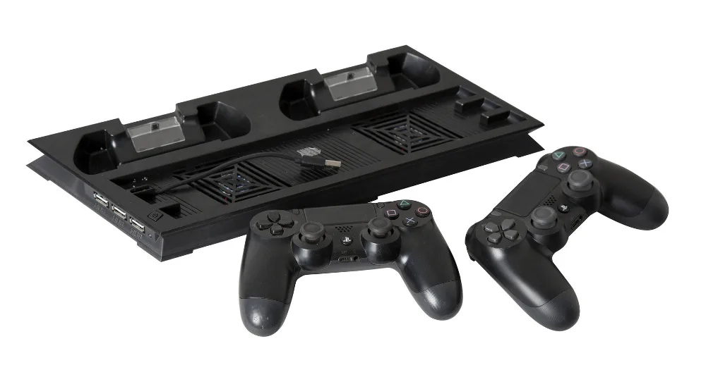Вентилятор охлаждения PS4 Pro вертикальная подставка двойной контроллер зарядная