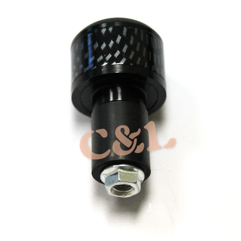 1 пара 7/8 &quotчерные концы руля заглушка слайдер мотоцикл велосипед кафе гонщик