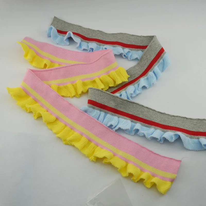 Хлопковые манжеты в рубчик рукава вырез горловины ткань для сделай сам свитер