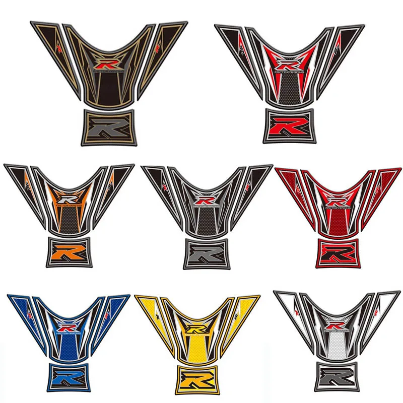 

Motorcycle Fishbone Protector Sticker 3D Rubber sticker Motorcycle Tank sticker For Suzuki GSXR 1000 2009 - 2015 10 11 12 13 14