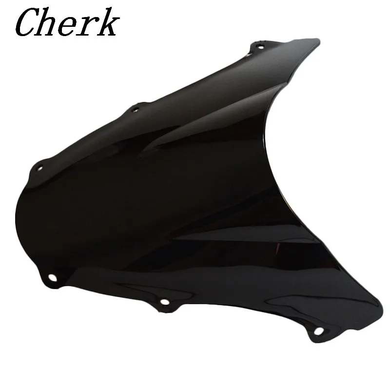 New Black Motorcycle Double Bubble Windshield Windscreen Fairing For Suzuki SV650/SV650S 03-12 SV1000S 03-09 | Автомобили и