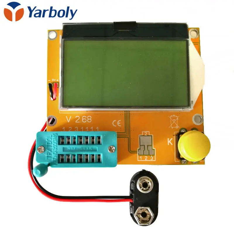 Mega328 M328 LCR-T4 ESR метр LCR светодиодный Транзистор тестер Диод Триод Емкость MOS PNP/NPN