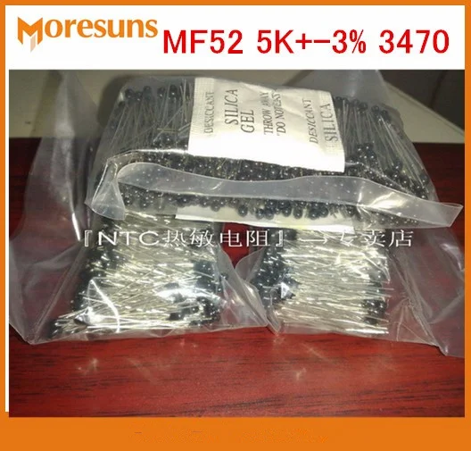 

Fast Free Ship 500pcs/lot MF52 5K+-3% 3470 NTC thermistor/Good RT NTC Sensor