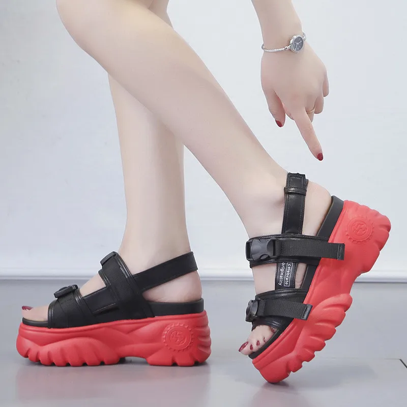 Босоножки на платформе 6 см Высококачественная модная женская обувь удобные