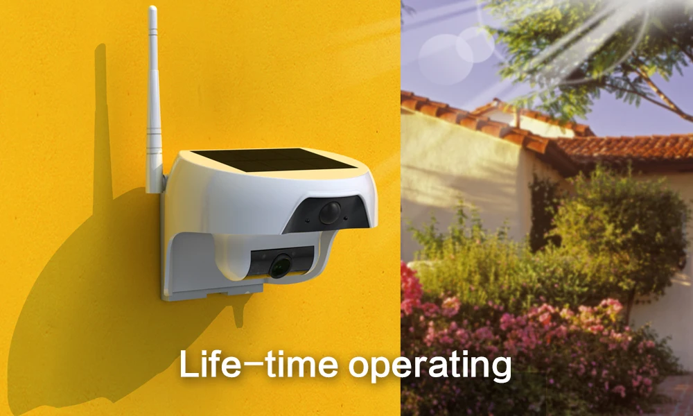 Freecam на солнечных батареях wifi Cam HD 720P с активированным движением беспроводная домашняя ip-камера безопасности с PIR Водонепроницаемая уличная камера C310