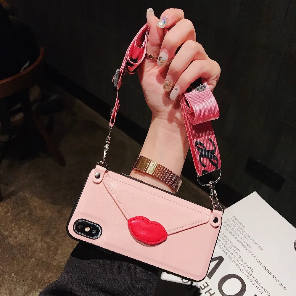 Модный рюкзак чехол для iphone X ремешок подставка держатель 7 Plus 6 s 8 plus телефона XS MAX