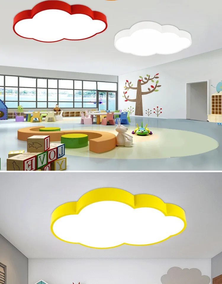 Облачный светодиодный потолочный светильник тренировочный класс моделирующие