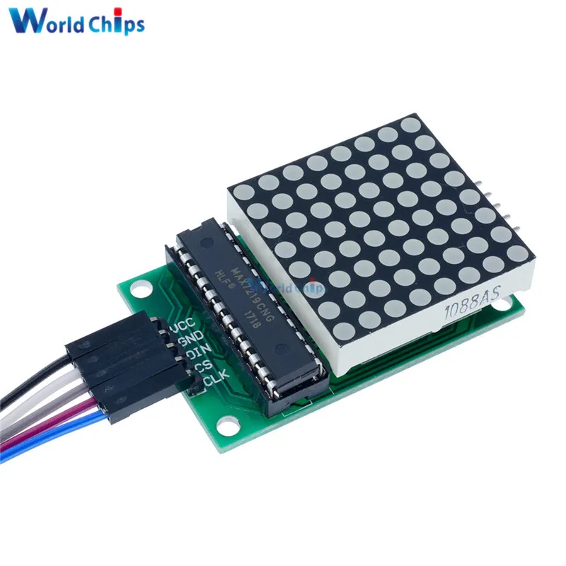 Модуль светодиодной матрицы max7222 модуль управления матрицей MCU для Arduino 5V DIY KIT|module