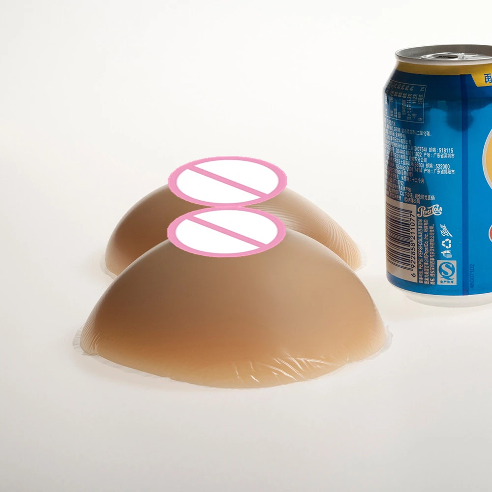 Силиконовая грудь реалистичной формы 500 г/пара коричневые силиконовые мужчины