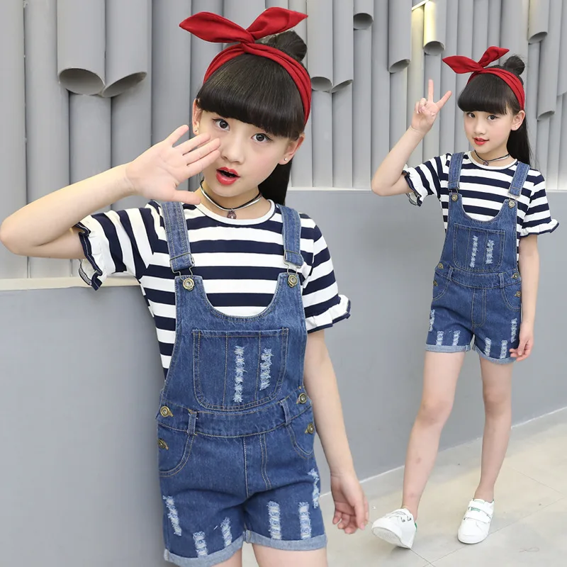 2019 2 шт. Фирменная Новинка модная детская одежда для девочек комплект летняя