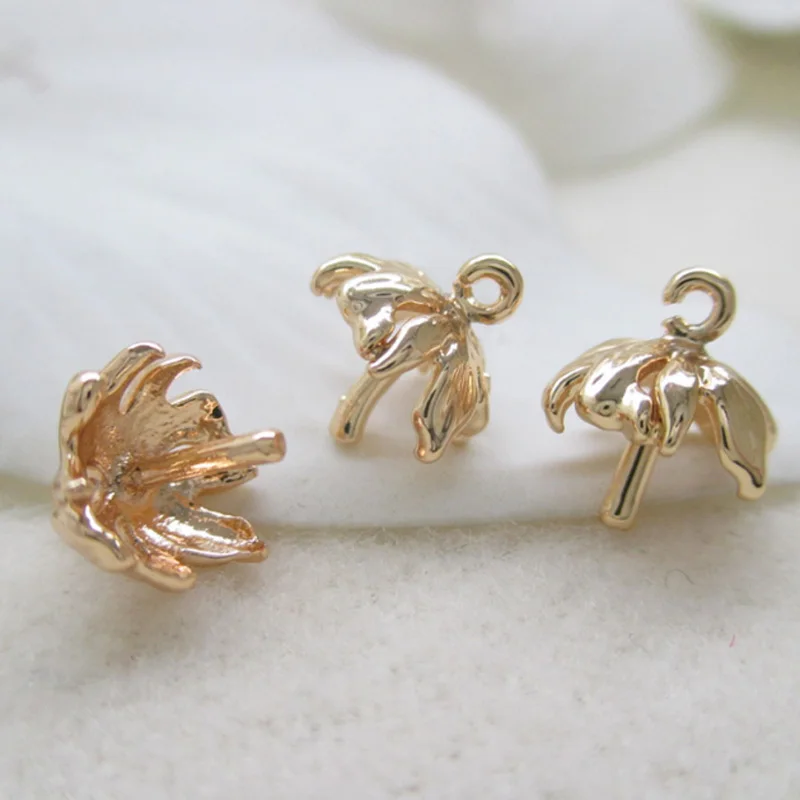 Светильник Золото Цвет конец узор с цветами и бусинами крышки соединительный