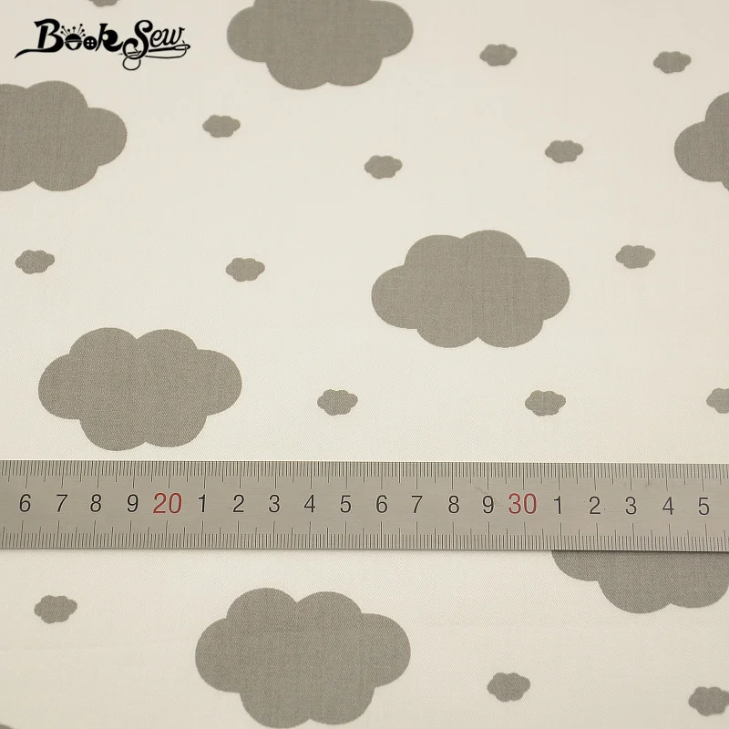 Стеганый комплект постельного белья Tecido белого цвета с рисунком облаков твил жир