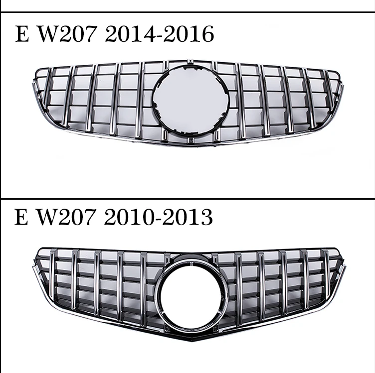Передняя решетка подходит для Mercedes W117 A W176 W177 C class W204 W205 E W207 W212 W213 GLC X253 GT стиль решетка GTR стайлинга автомобилей