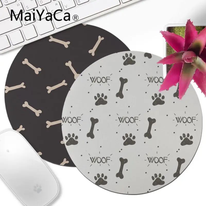 

MaiYaCa Hot Sales Adorable Cat Kitten Paws Rubber Mouse Durable Desktop Round Mousepad Vintage Style gaming Mouse Pad Mouse Mat