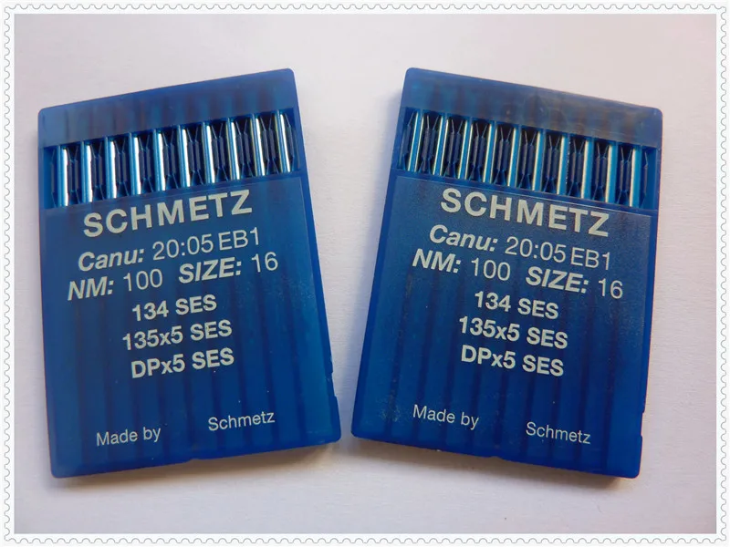 Иглы для швейной машинки SCHMETZ DPx5 SES 135x5 134 20 шт./лот промышленных швейных машин с