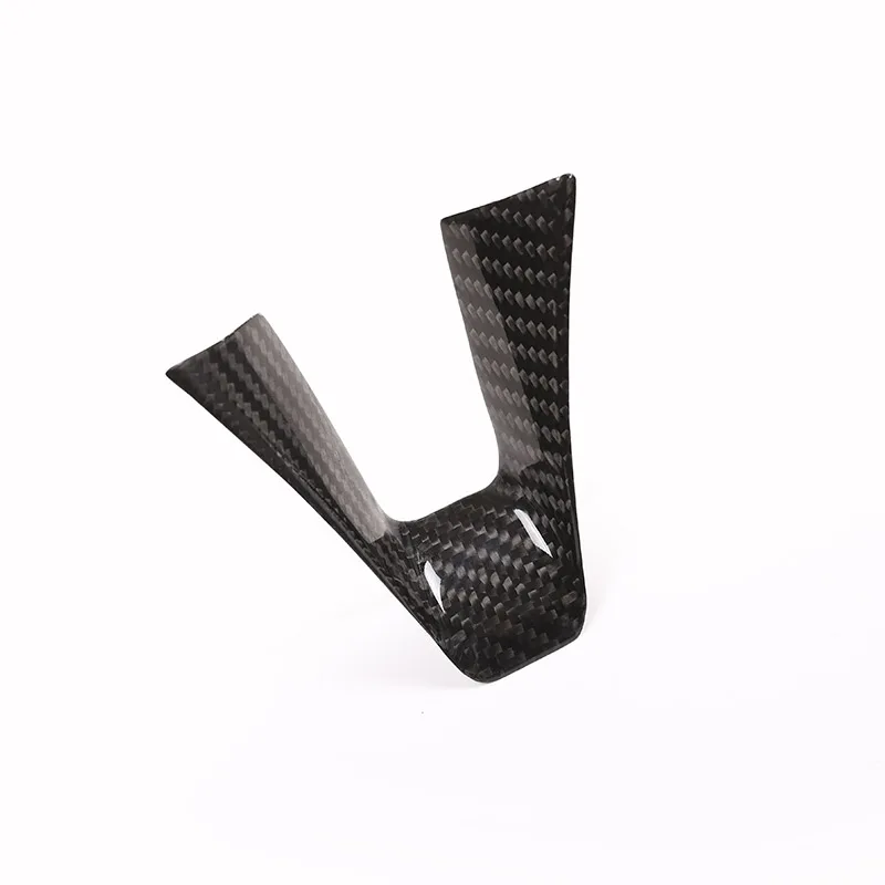 

Real Carbon Fiber Style Steering Wheel Decoration Strip Trim For Alfa Romeo Giulia Stelvio 2017 2018 2019 Car Accessory