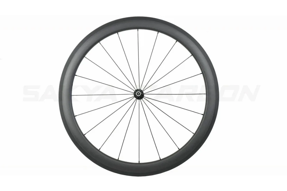 Карбоновые колеса с колонной бескамерные без внешних отверстий 50x23 мм для