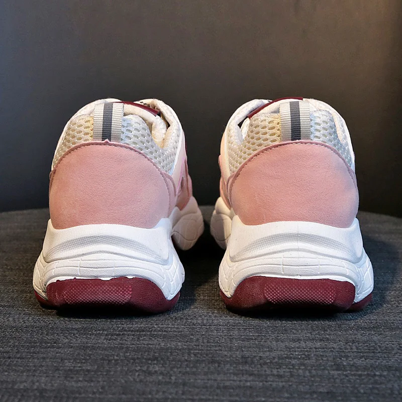 Повседневная обувь женские кроссовки на массивном каблуке модная для женщин