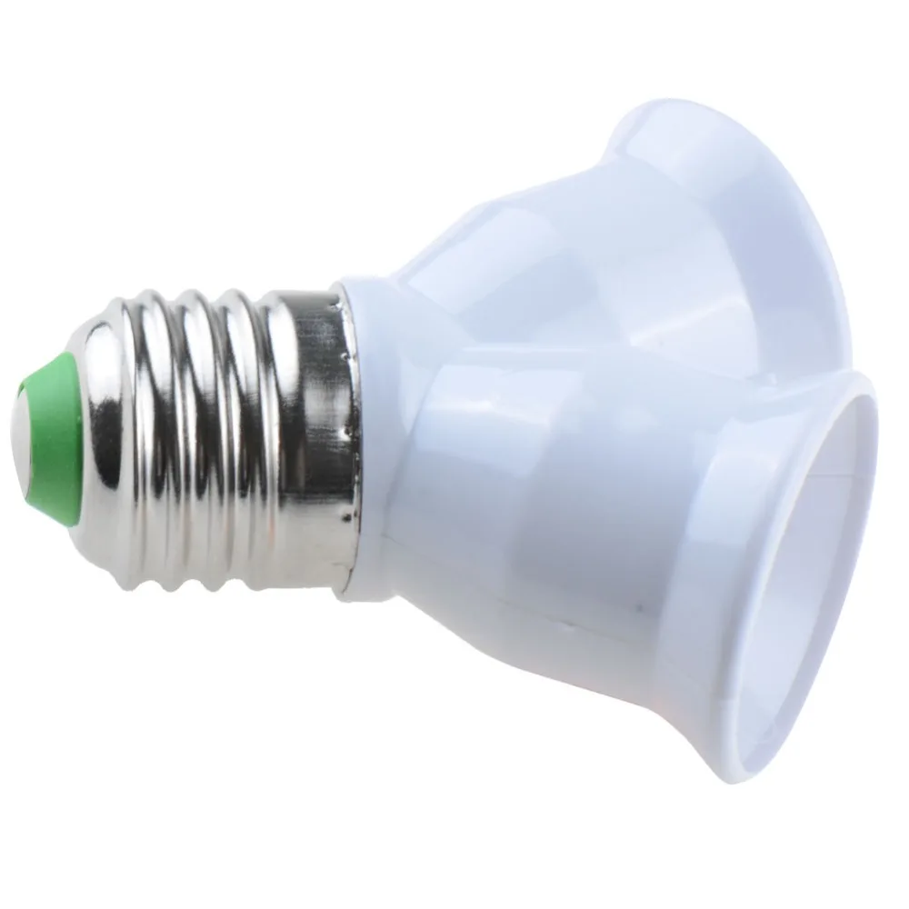 1 шт. патрон для светодиодной лампы E27 2 сплиттера|lighting e27 socket|screw socketlight bulb socket splitter |