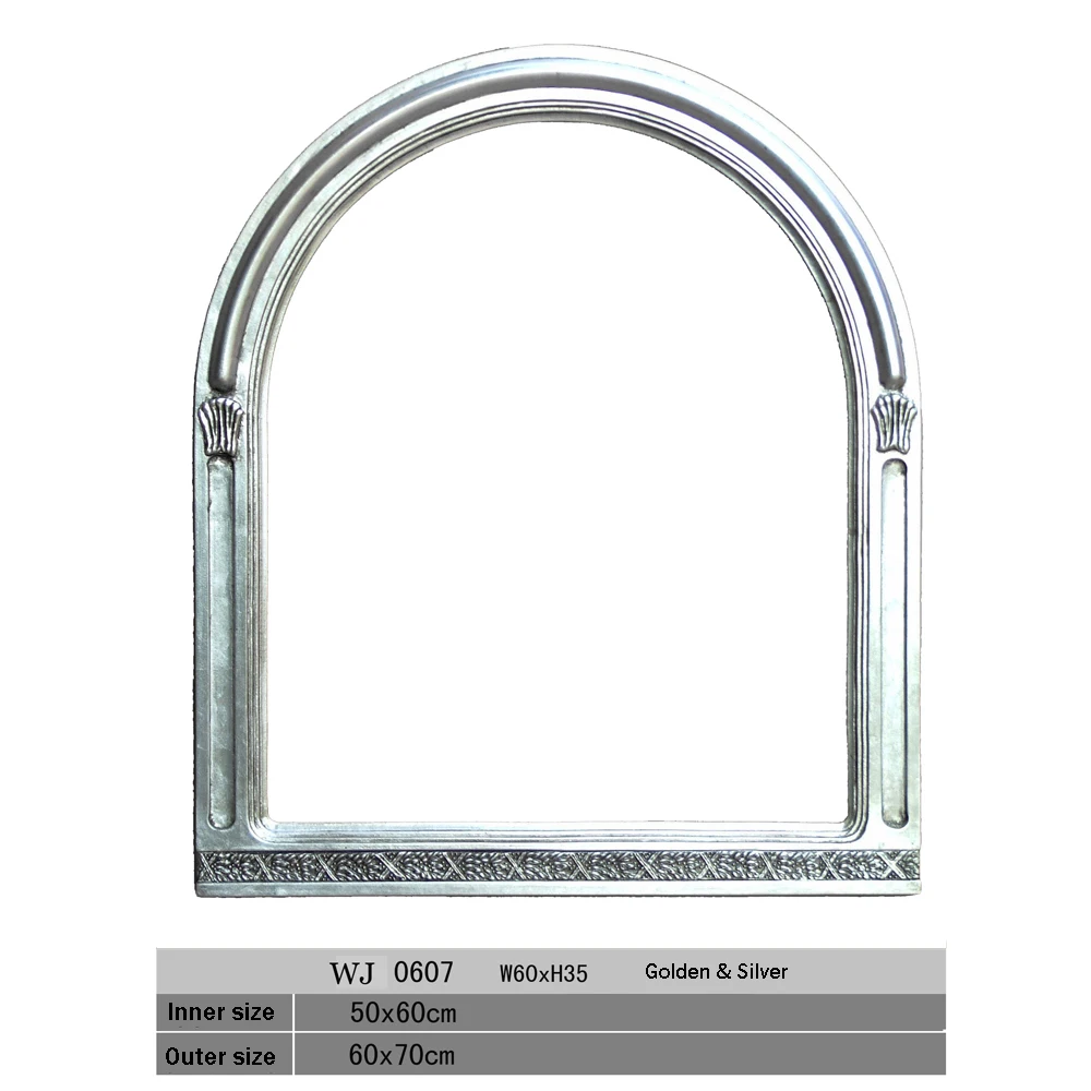 Зеркальная оправа золотые или серебряные рамки для домашнего украшения