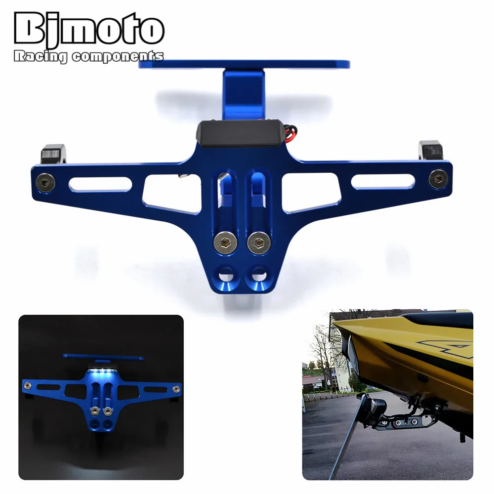 Кронштейн для номерного знака Yamaha R1 R6 R3 FZ1 FZ6 MT07 MT09 XJ6 TMAX 500 530| |