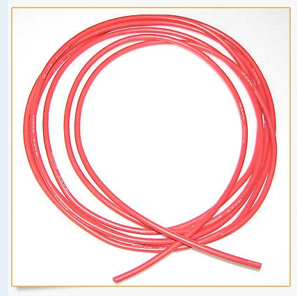 12awg красный цвет мягкий силиконовый провод x1M ЕС ROHS и REACH директивные