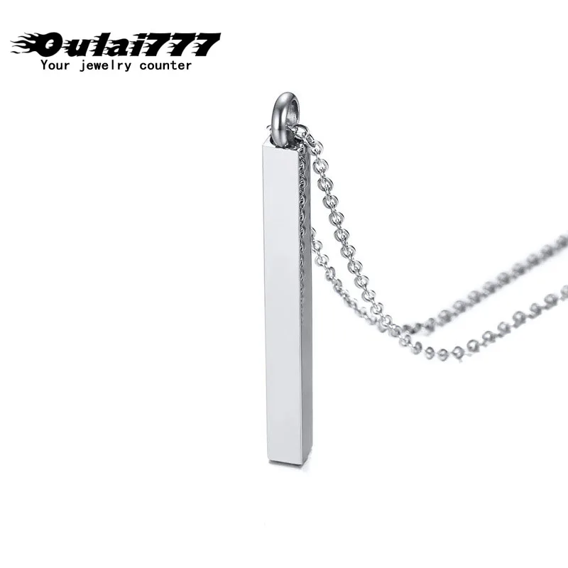 Модное ожерелье в форме флакона духов женские подвески из нержавеющей стали