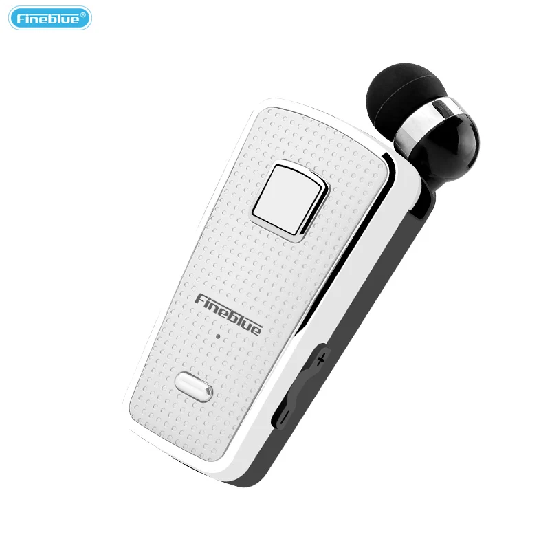 Fineblue F970 bluetooth headphones Business wireless headset collar clip telescopic design 100mAh for 6H calls call vibration |