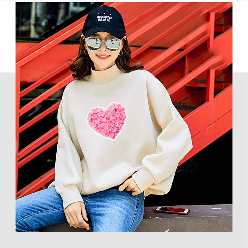 Праджня передачи тепла утюг на виниловый с изображением цветка печатных ПВХ