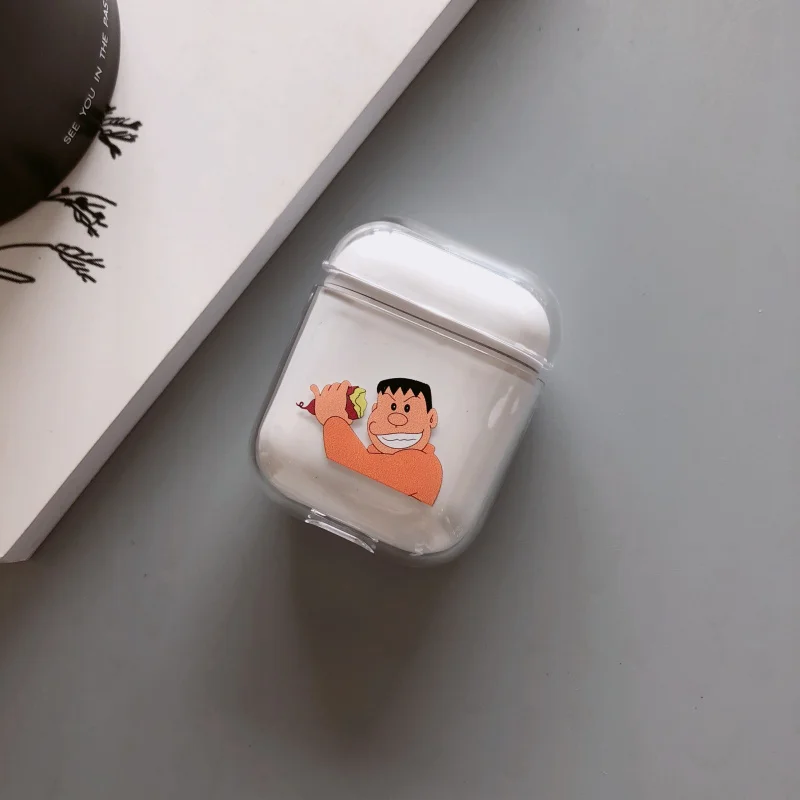 Чехол Airpods, милый чехол для airpods, мультяшный защитный жесткий чехол, прозрачный беспроводной чехол для наушников для iphone, чехол для наушников