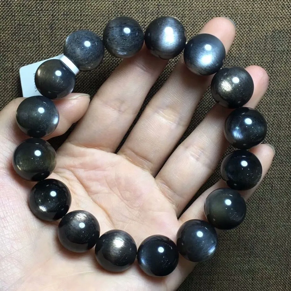 Браслеты из натурального лунного камня для мужчин и женщин Стрейчевые