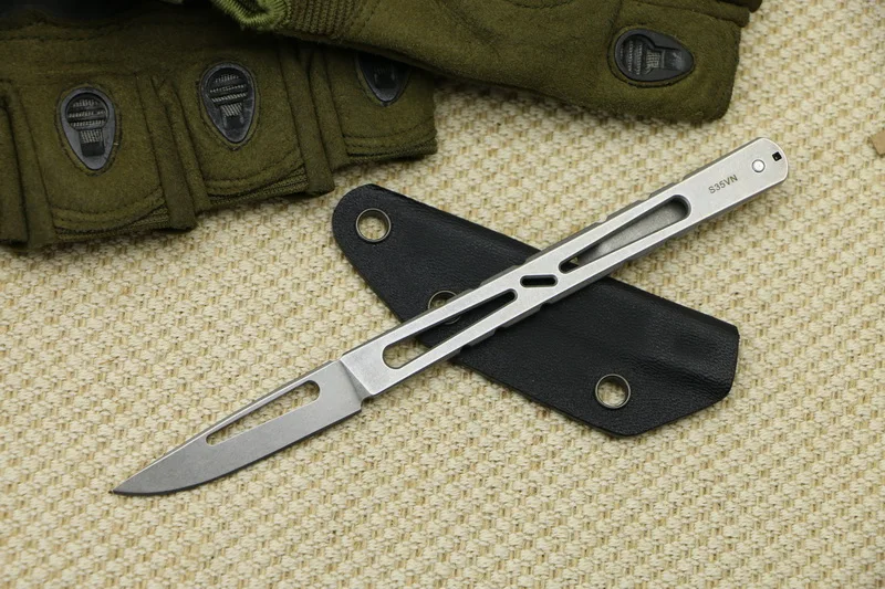 Тактический II резак с фиксированным лезвием CPM S35vn охотничий прямой нож KYDEX оболочка походный инструмент для выживания на открытом воздухе EDC инструмент