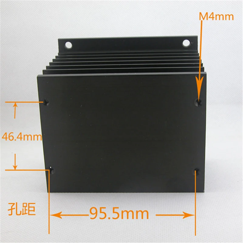 Solid State Relay Heating Radiator 105X80X80 mm be used for Three phase solid state relay 25A 40A (CX-E) | Обустройство дома