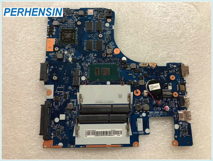 BMWQ1 BMWQ2 NM A481 для Lenovo IdeaPad 300 15 15ISK SR2EU i3 6100U материнская плата ноутбука 100% отлично