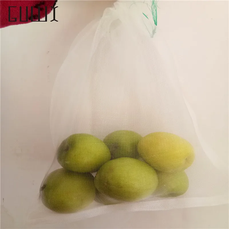 10 шт. белая Сетчатая Сумка садовая сетка для защиты от насекомых сумка переноски