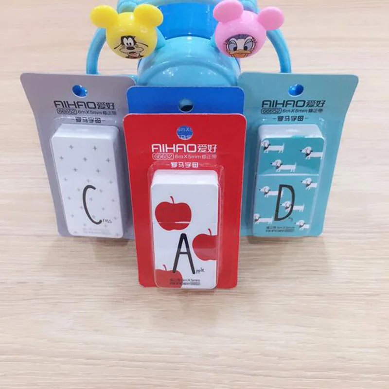 6 м милые Kawaii Apple пластиковые коррекционные ленты мультфильм собака корректор
