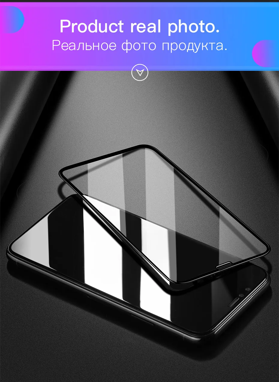 HOCO для iPhone X XS 3D полная закаленная Защитная стеклянная пленка для экрана Защитная крышка защита сенсорного экрана для iPhone XS Max XR