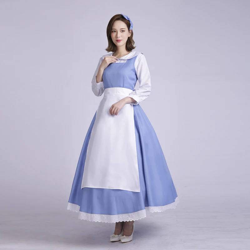 Косплей костюм голубой горничной на заказ |