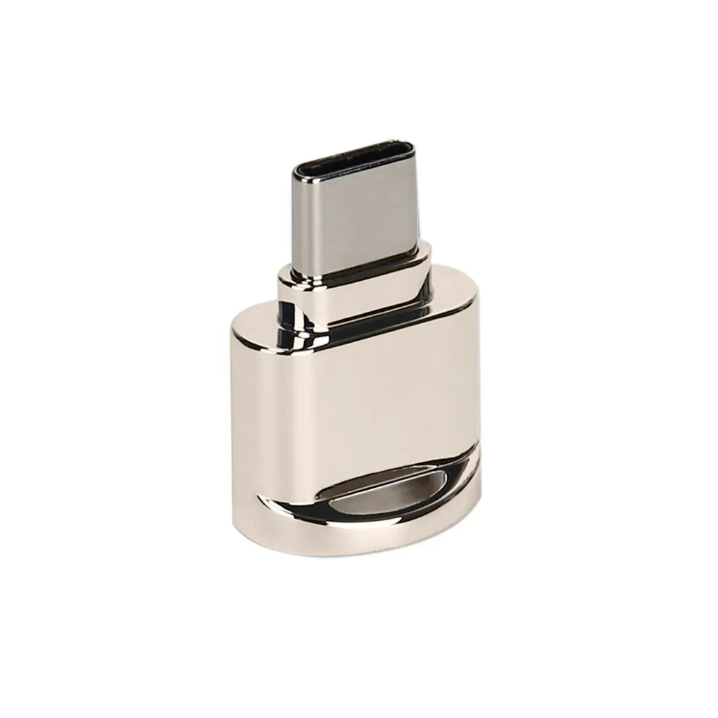 Golden USB 3,1 type C кард-ридер USB-C TF OTG адаптер USB3.1 type-c разъем TF Micro SD кард-ридер Мини конвертер - Цвет: Golden