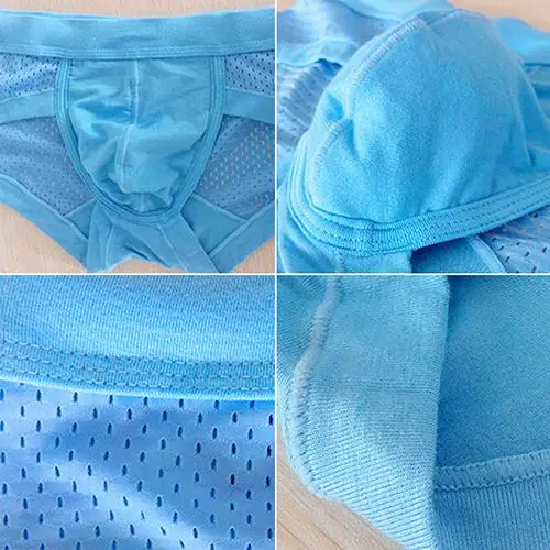 Новое поступление мужское сексуальное Сетчатое нижнее белье из модала дышащее