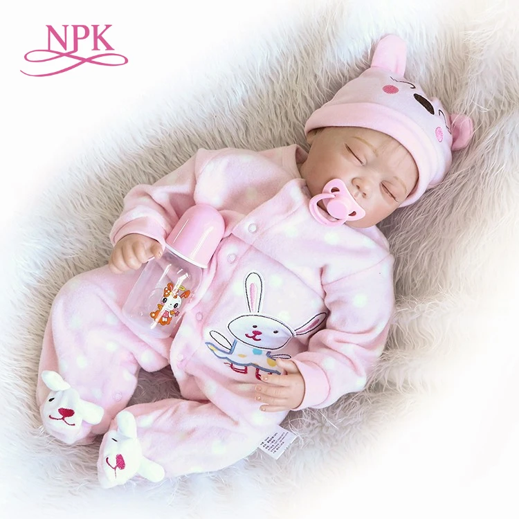 NPK 55 см мягкий силиконовый реборн Детские куклы игрушка для продажи лучший подарок для девочки ребенок девочки Новорожденные NPK младенцы