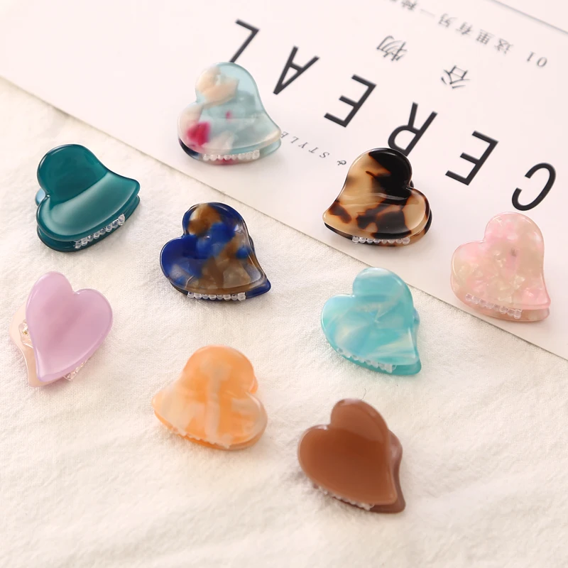 5 шт. новые модные качественные женские маленькие заколки для волос милые