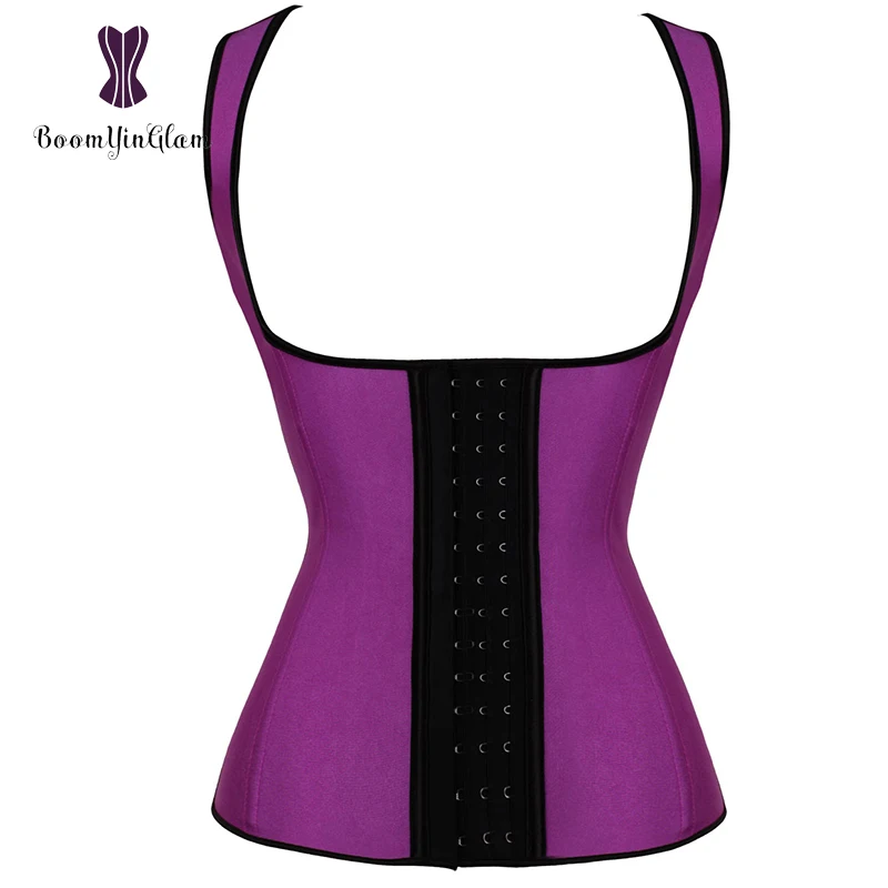 100% латекс 3 крючка вокруг талии формирователь для Вес потери Грудь Биндер размера