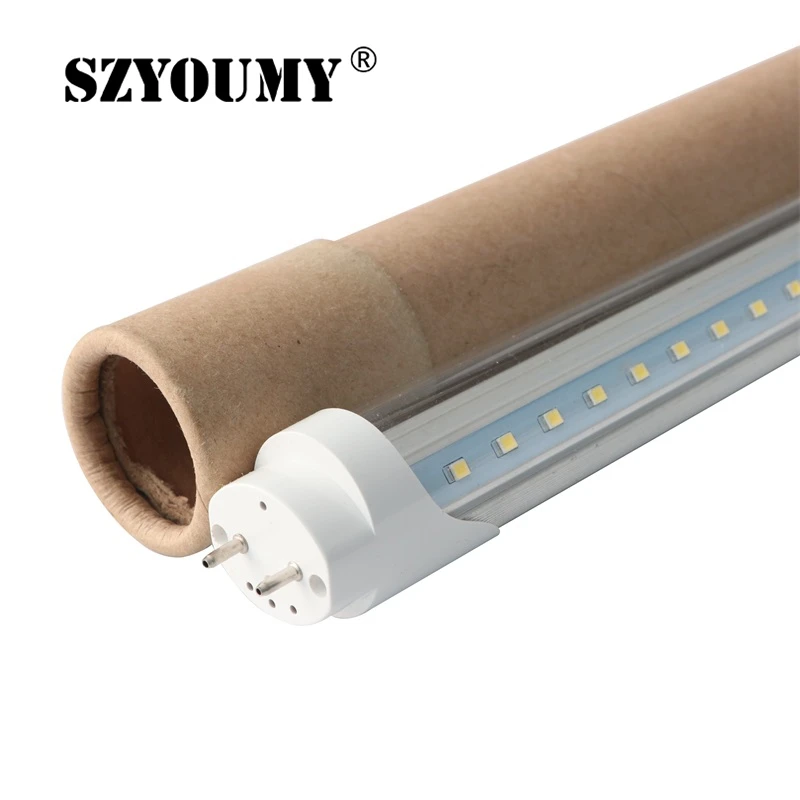 Светодиодная трубка SZYOUMY T8 SMD 2835 светодиодсветодиодный флуоресцентная лампа