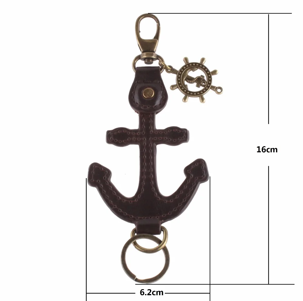 Брелок для ключей в стиле панк с изображением якоря|fur keychain|anchor key chainkey chain |