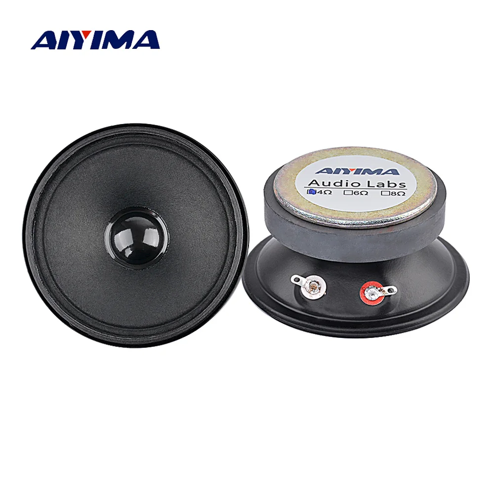AIYIMA 2 шт. мини аудио портативный динамик s 4 Ом 15 Вт полный диапазон Altavoz DIY Для Boss