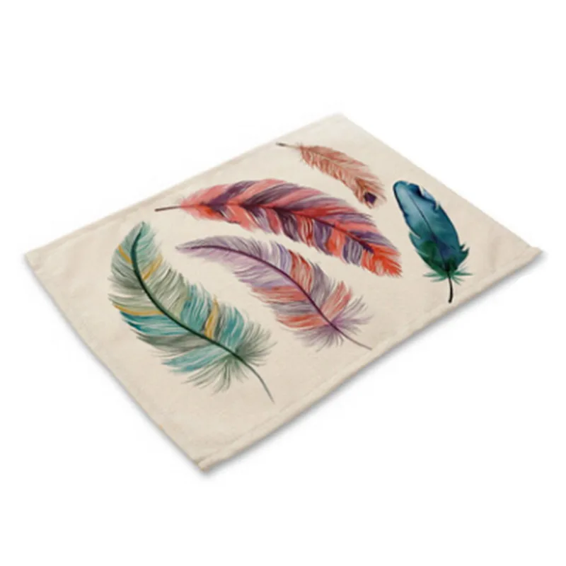 Лидер продаж принт посуда пусковая площадка коврик для кухонного стола