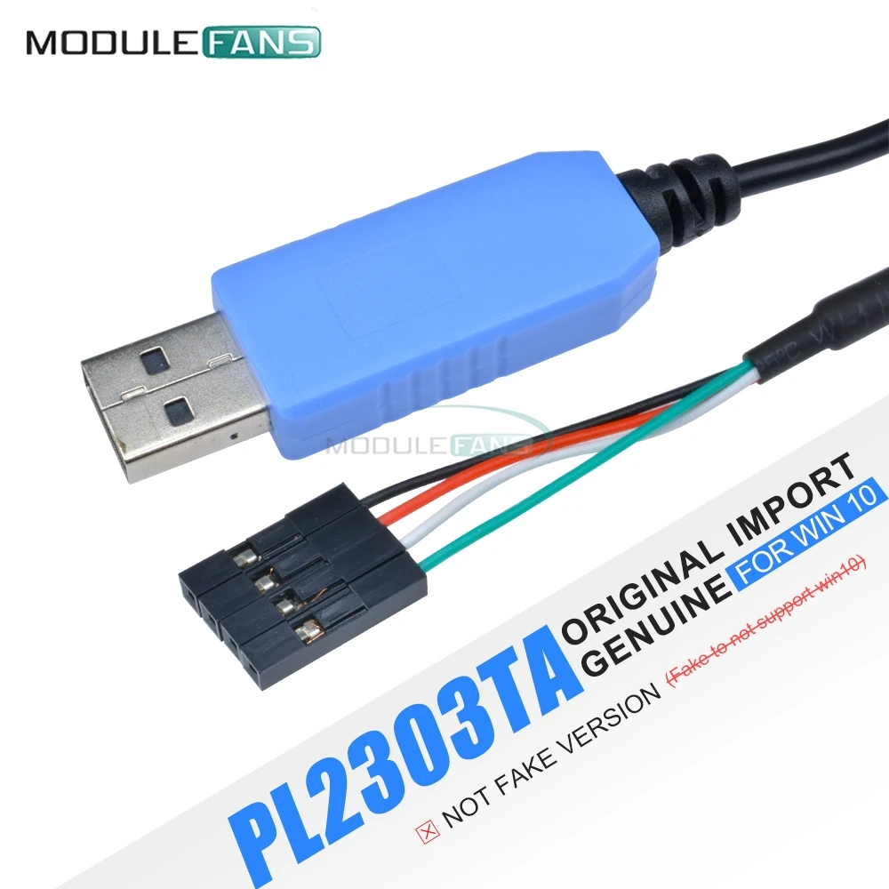 Оригинальный PL2303TA USB к TTL последовательный кабель СКАЧАТЬ консоль отладки