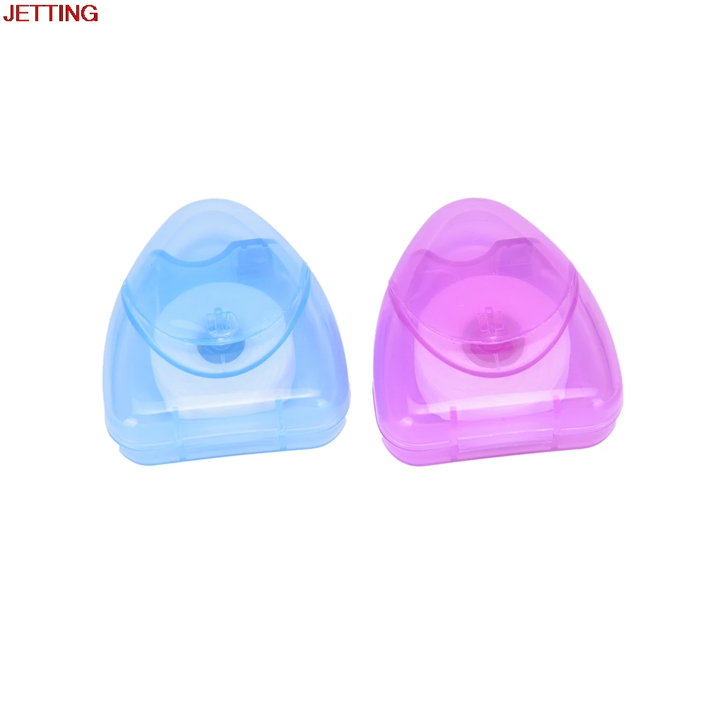 50 м Мини зуб палочки микро воск перечная мята вкус зубная нить межзубная щетка